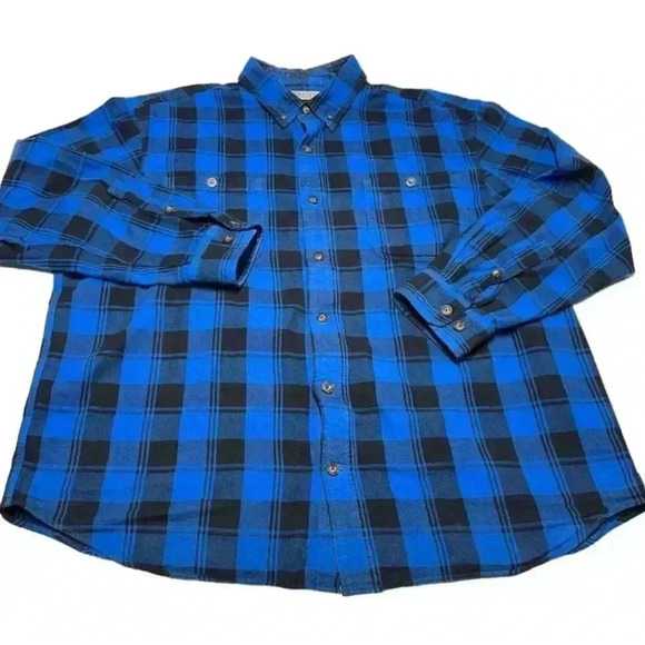 Men’s size L Duluth plaid flannel shirt - Picture 1 of 4
